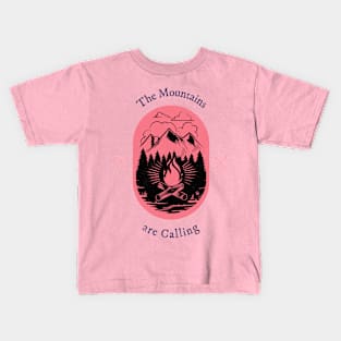 The Mountains Are Calling Kids T-Shirt